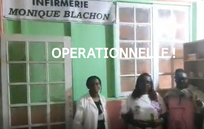 L&rsquo;infirmerie de l école V. hugo (annexe de Baleng) est opérationnelle !